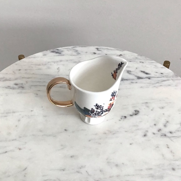 Anthropologie Botanica Handpainted Stoneware Creamer New in Box NWT - Picture 5 of 8